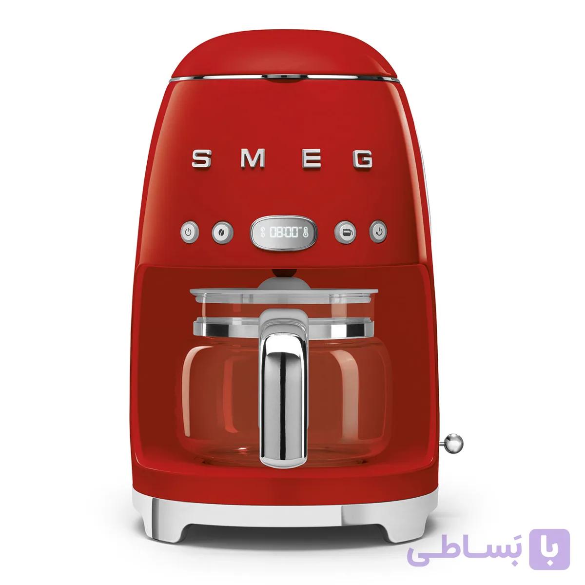 قهوه ساز اسمگ رنگ قرمز مدلSmeg DCF02 — تصویر 1