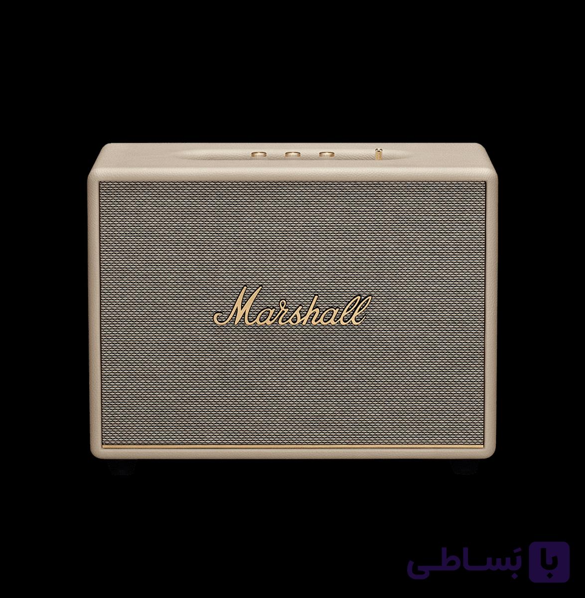اسپیکر بلوتوثی مارشال مدل WOBURN III | رنگ کرم — تصویر 1