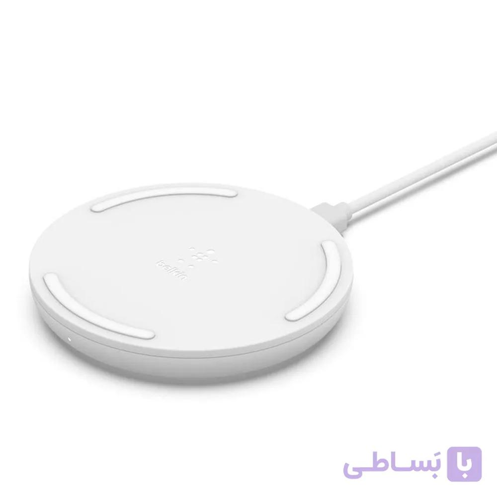 شارژر بی سیم بلکین مدل WIA005btWH ‌Boost Charge | رنگ سفید — تصویر 1
