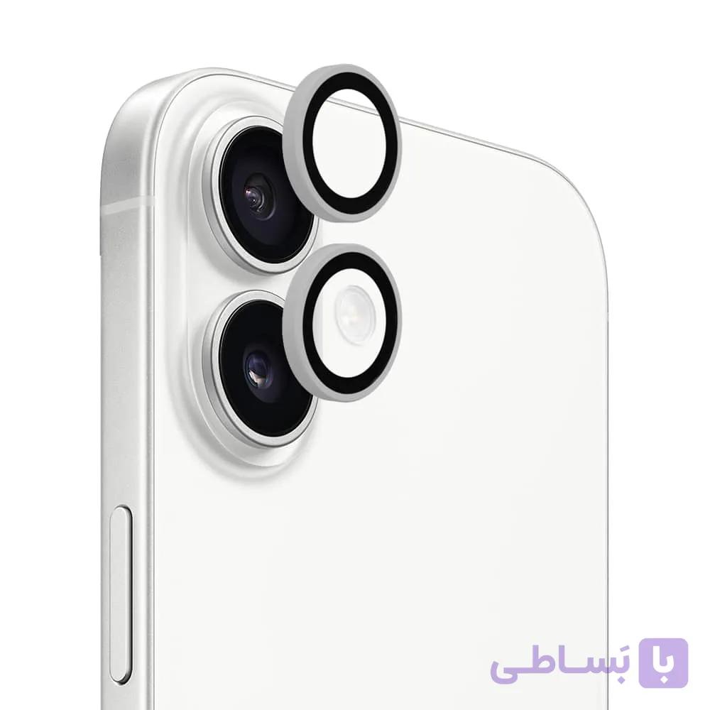 محافظ لنز زگ مناسب برای آیفون 17 رنگ نقره ای