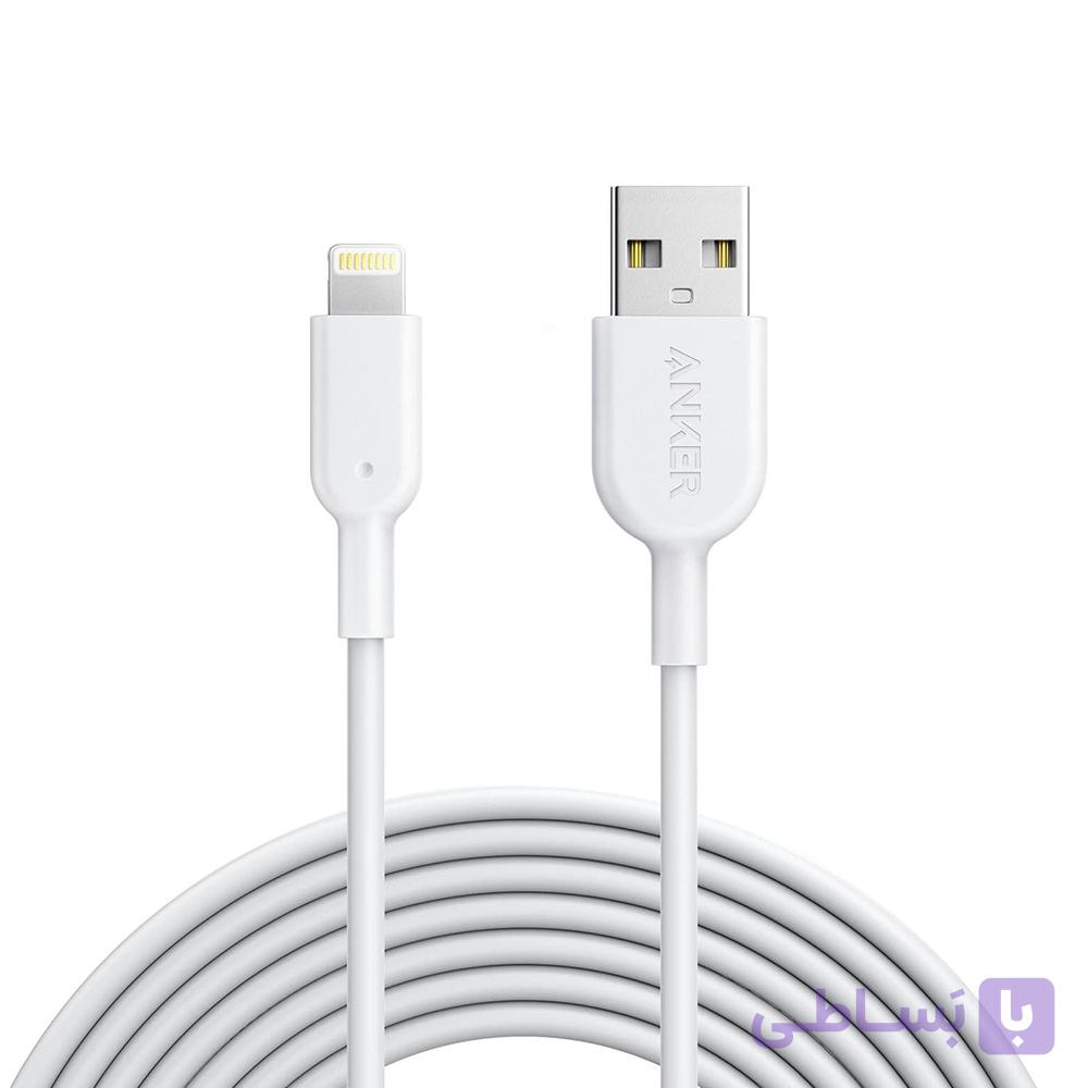 کابل انکر PowerLine II Lightning طول ۳۰۰ سانتی متر | مدل A8434 — تصویر 1