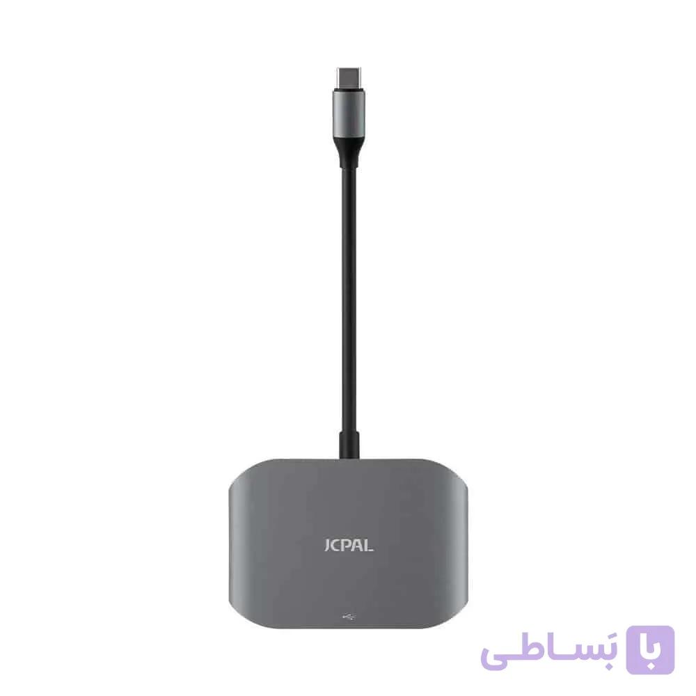 هاب ۳ پورت USB-C به USB جی سی پال مدل JCP6149 — تصویر 1