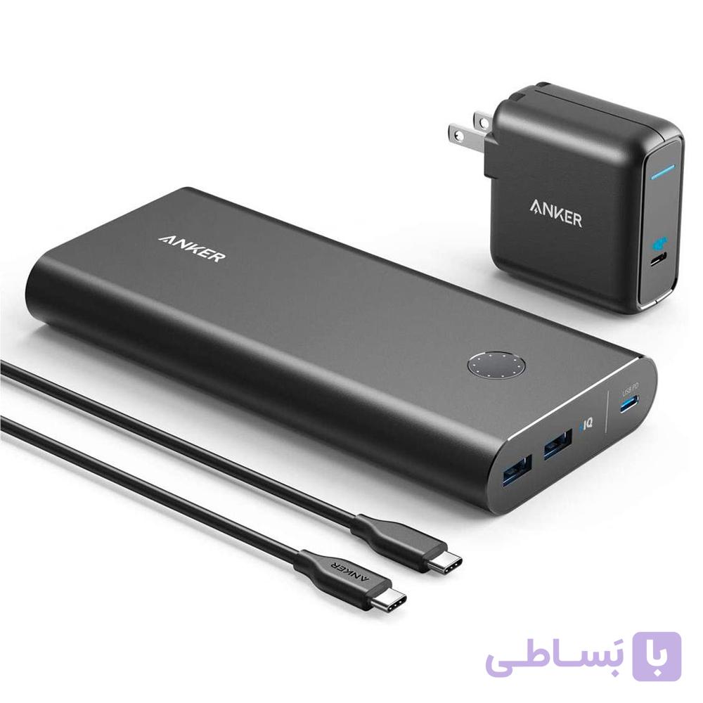 شارژر همراه انکر ۴۵وات PowerCore+ 26800 PD به همراه شارژر ۳۰ وات -مدل B1376 — تصویر 1