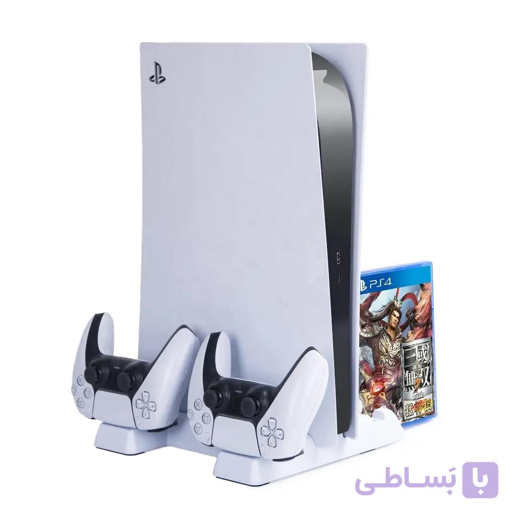 استند فن دار چندکاره دابی Dobe مخصوص PS5 — تصویر 1
