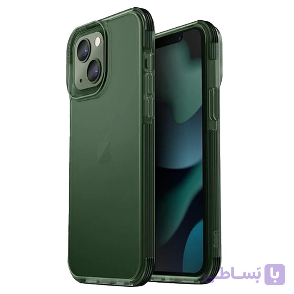 قاب Uniq مناسب برای آیفون 13 مدل Combat Rugged Protective Case Green UNIQ-IP6.1HYB(2021)-COMGRN — تصویر 1