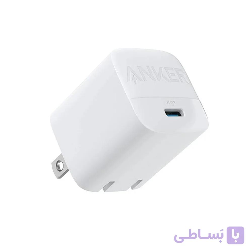 شارژر دیواری 30 وات انکر Anker 313 GaN 30W Charger A2639 — تصویر 1