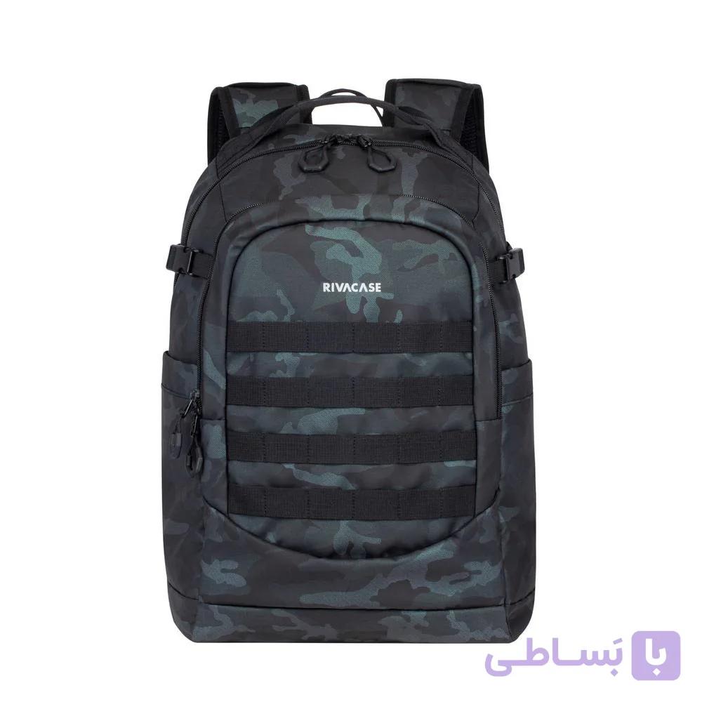 کوله پشتی ریواکیس مدل 7631 Rucksack, 28L Navy Camo — تصویر 1