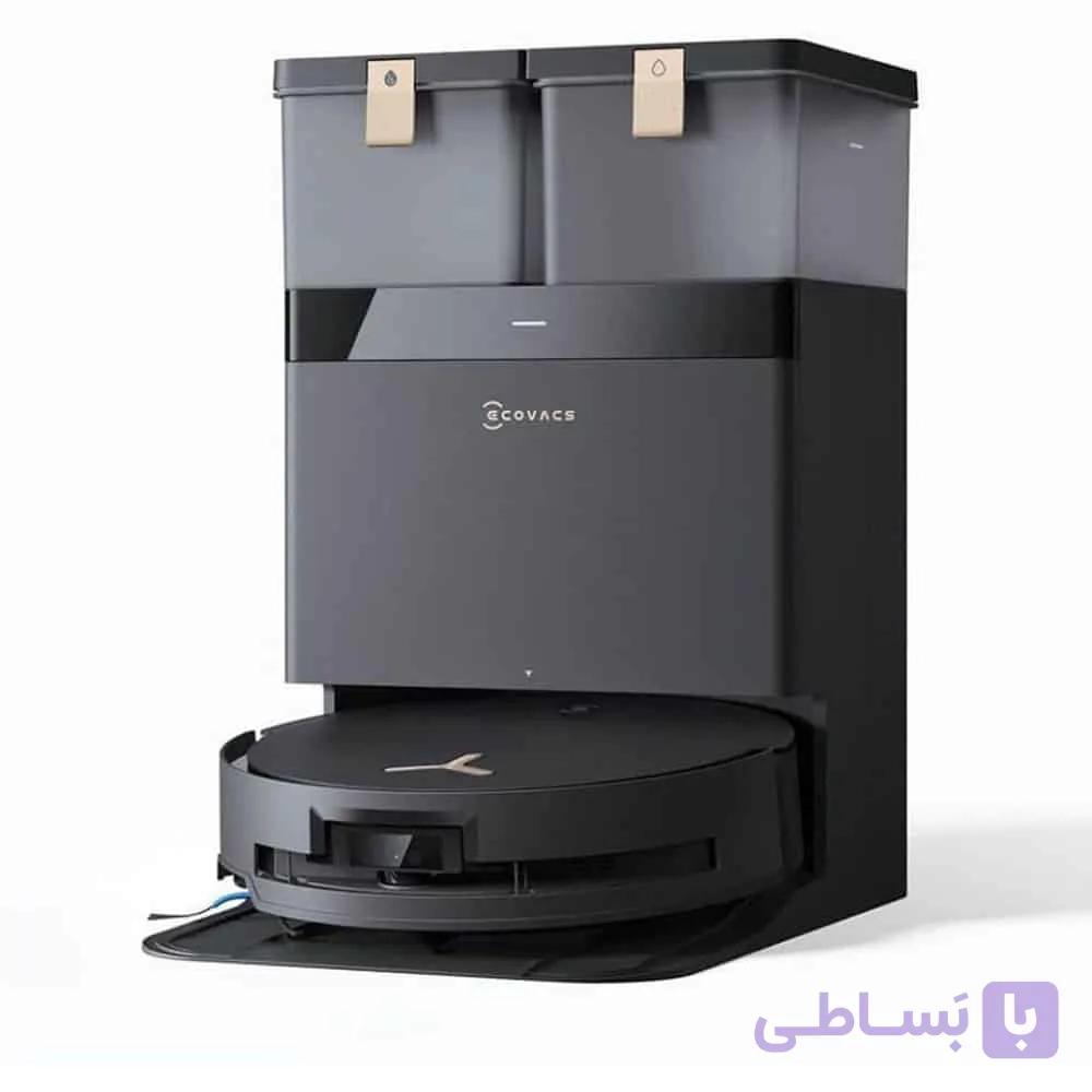 جارو رباتیک اکووکس مدل Ecovacs X8 pro omni رنگ مشکی — تصویر 1
