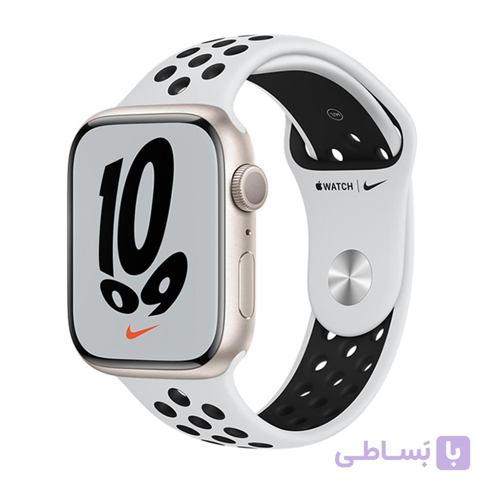 اپل واچ سری ۹ رنگ استارلایت – سایز 45 میلی‌متر — تصویر 1