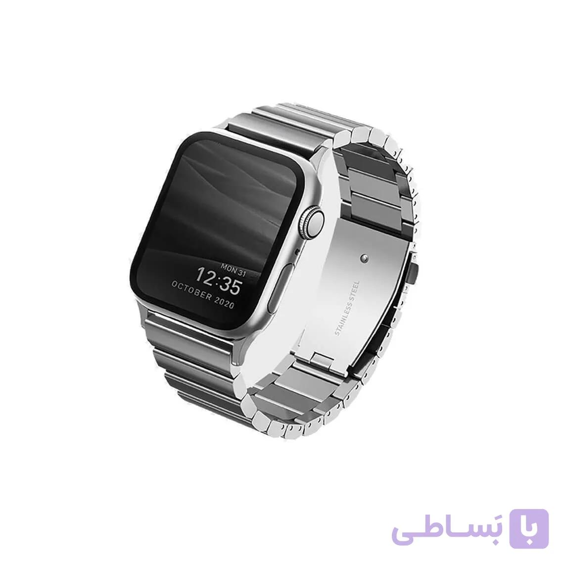 بند اپل واچ Uniq – STROVA مدل UNIQ-44MM-STRVSIL — تصویر 1
