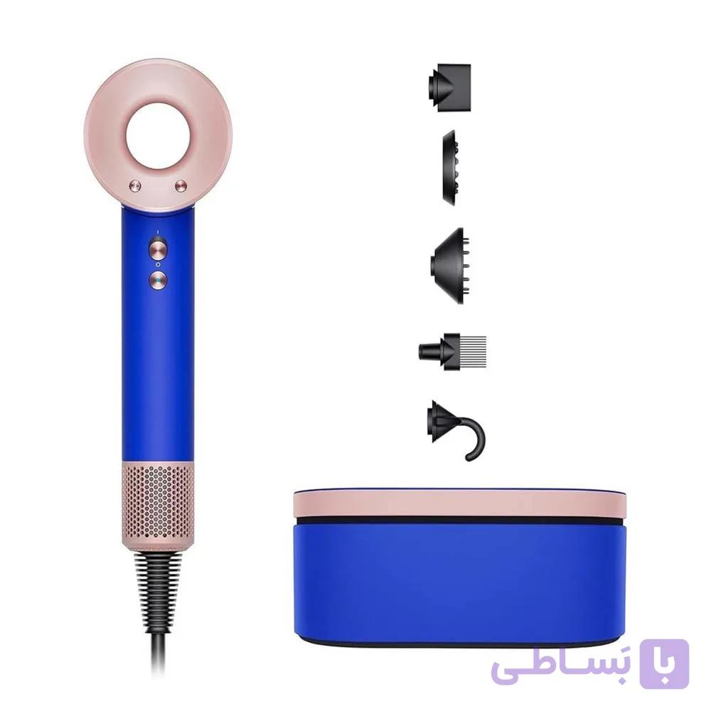 سشوار دایسون مدل Dyson Supersonic HD07 Special Edition Blue Blush (آبی | گلبهی) — تصویر 1
