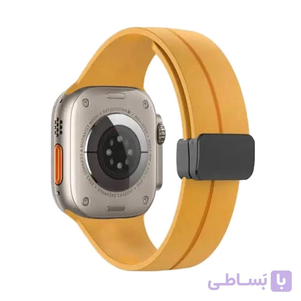 بند اپل واچ سیلیکونی مگنتی در ۸ رنگ — تصویر 1