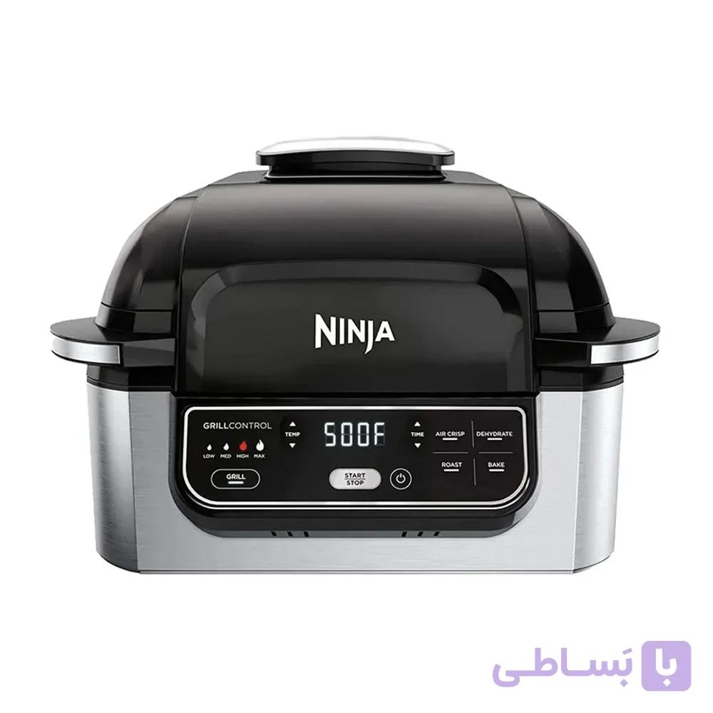 هواپز گریل و سرخ کن برند نینجا مدل Ninja Air Grill and Air Fryer AG551 – خاکستری / نقره ای