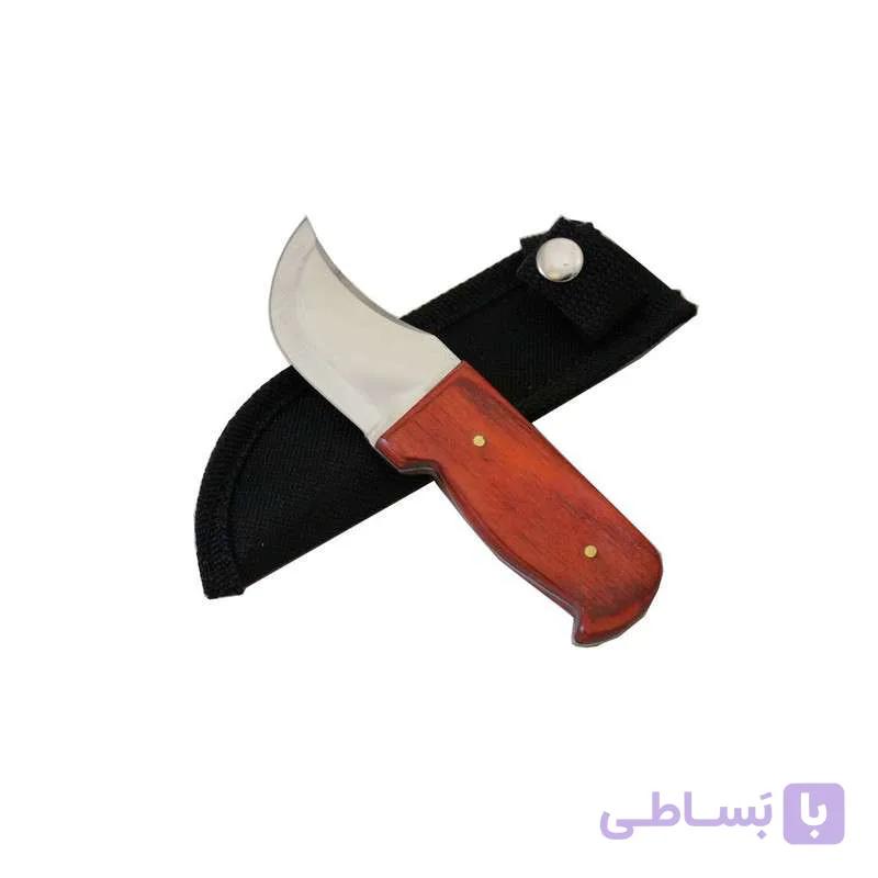 چاقوی سفری مدل کپوری چوبی به همراه کاور — تصویر 1