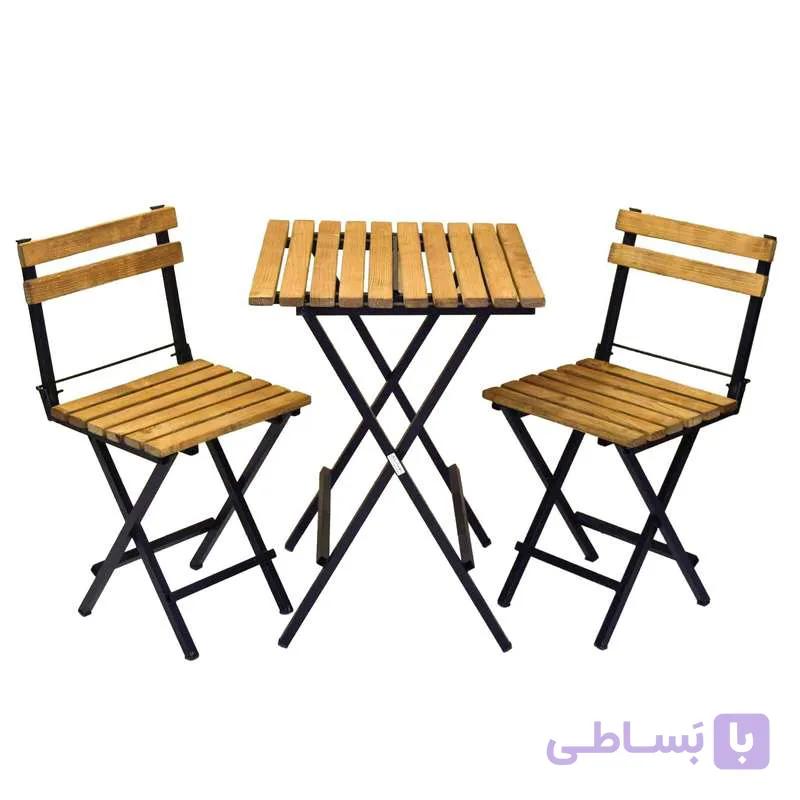میز و صندلی تاشو سفری دکومرآت مدل ژینا بسته 3 عددی — تصویر 1