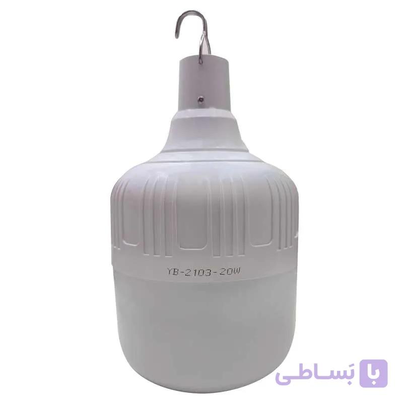 چراغ اضطراری مدل شارژی کد YB-2103-20W با نور مهتابی — تصویر 1