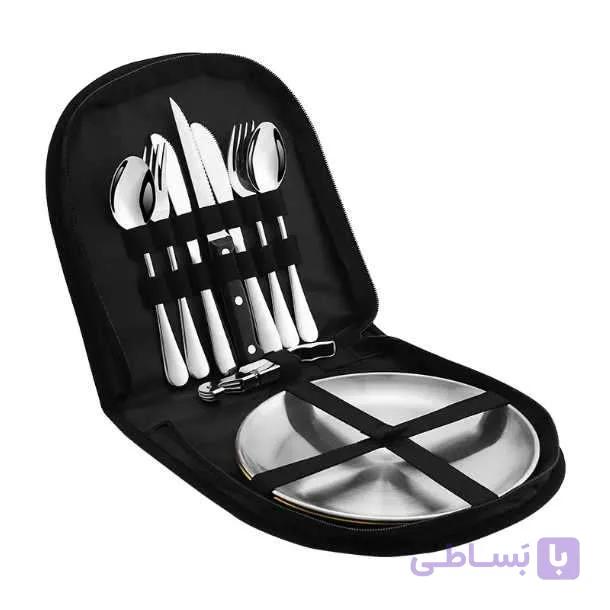مجموعه ظروف سفری مدل  استیل AJ2010 — تصویر 1