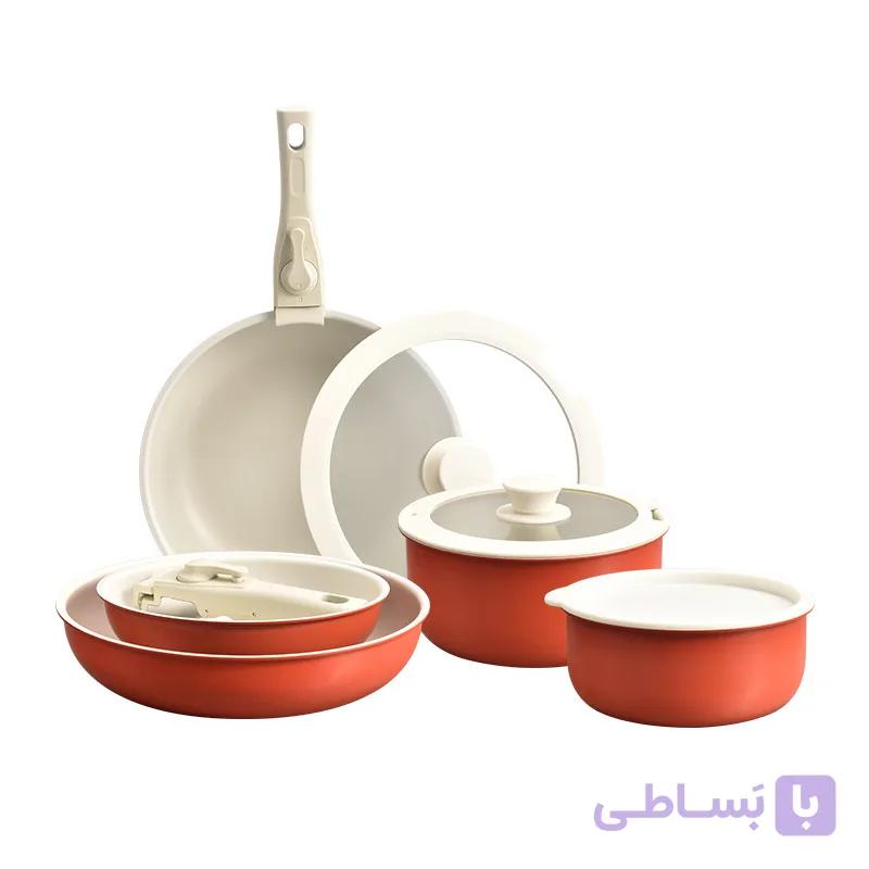 سرویس قابلمه مخصوص کمپر کد 4 / نارنجی — تصویر 1