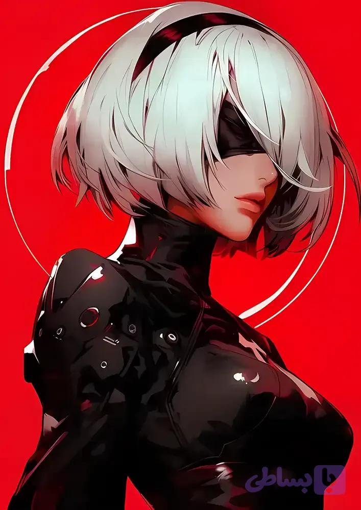 متال پوستر طرح بازی Nier Automata کد L2598