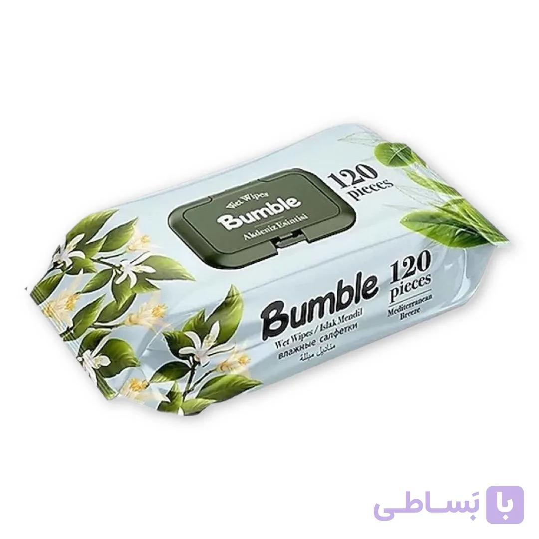 دستمال مرطوب 120 عددی بامبلBumble مدل Akdeniz Esintisi — تصویر 1