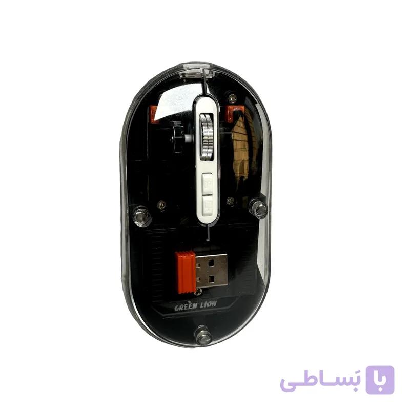 ماوس بی سیم گرین لاین مدل Transparent Mouse Lite GL-RM6 — تصویر 1