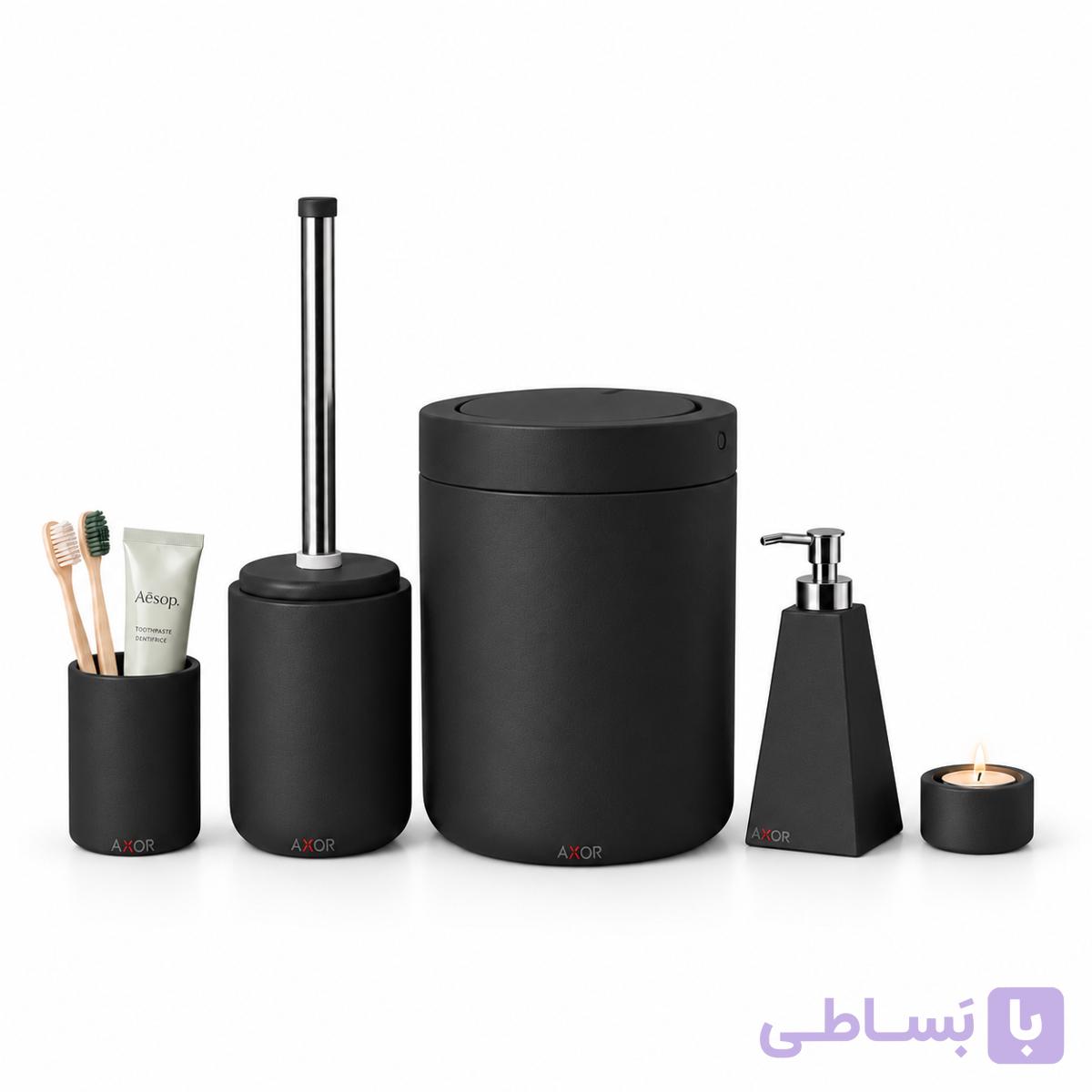 نیم ست سنگی سرویس بهداشتی AXOR مدل الاریس (Elaris) سبز تیره — تصویر 1