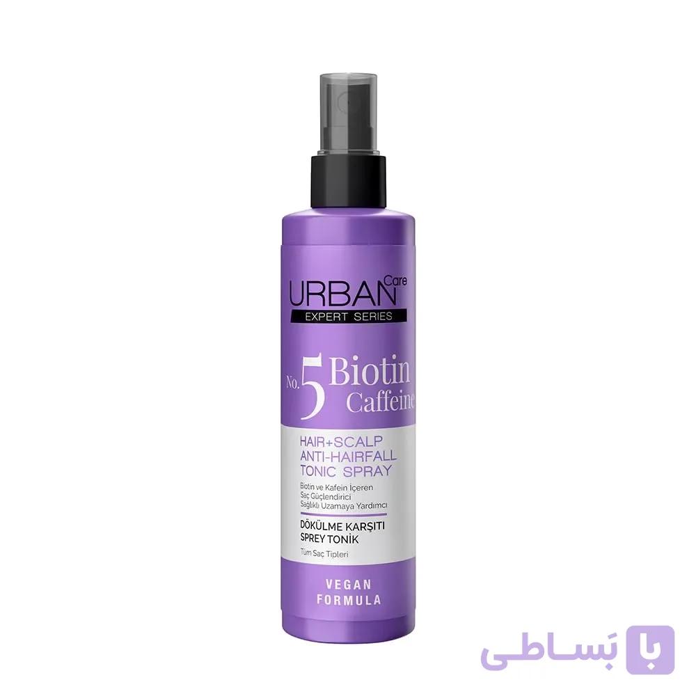 اسپری تونیک ضد ریزش و تقویت‌کننده مو اوربن کر (Urban Care) حاوی بیوتین و کافئین حجم ۲۰۰ میلی‌لیتر — تصویر 1