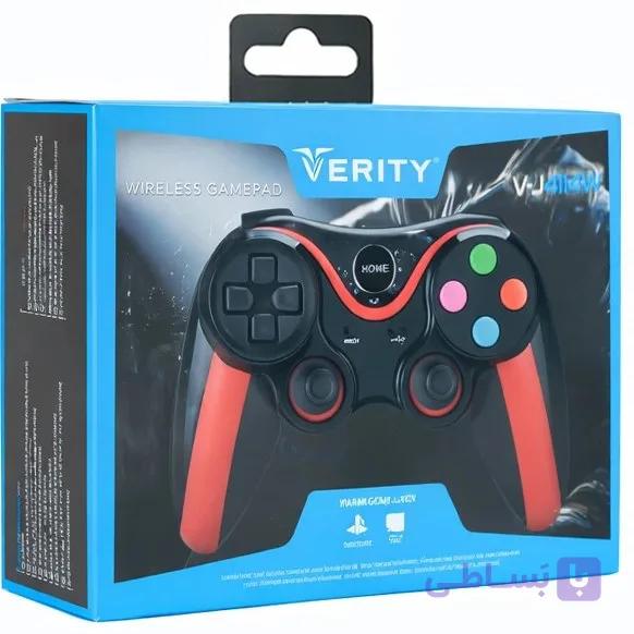 دسته بازی بی سیم تک شوکدار VERITY مدل 4114 — تصویر 1