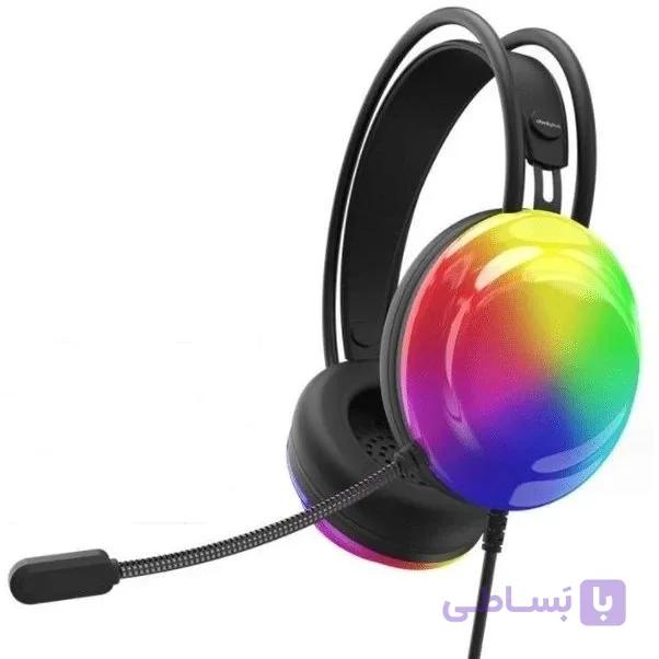 هدست گیمینگ با سیم مدل G602 USB 7.1 RGB — تصویر 1