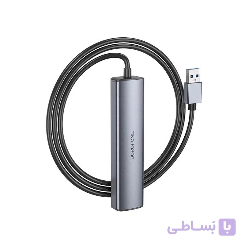 هاب 4 پورت USB-A بروفون مدل DH12 4IN1 — تصویر 1