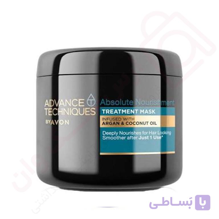 ماسک مو آون مدل treatment mask حاوی روغن نارگیل و آرگان حجم 375 میل