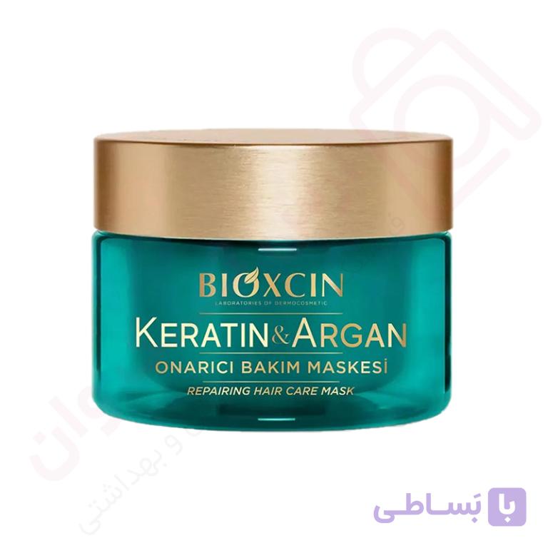 ماسک مو کاسه این بیوکسین حاوی آرگان و کراتین حجم 225 میل