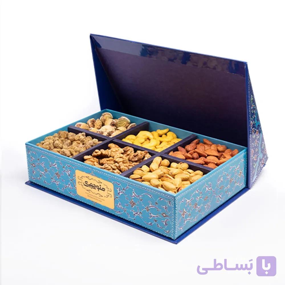 باکس هدیه آجیلی مینا (بزرگ) — تصویر 1