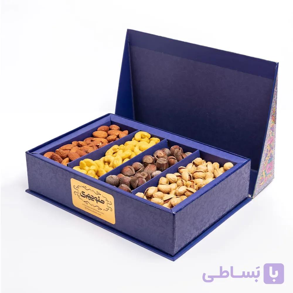 باکس هدیه آجیلی نصیر (کوچک) — تصویر 1