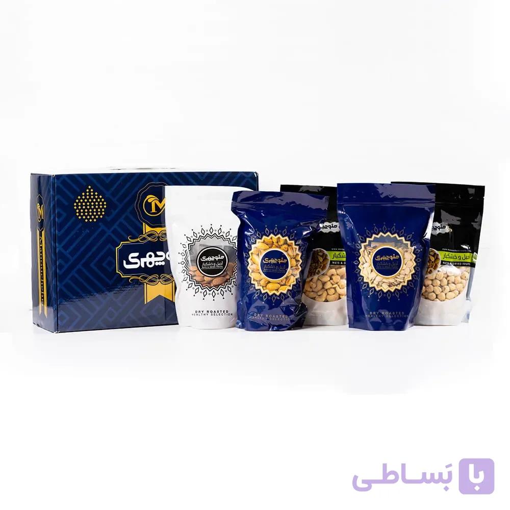پک سازمانی چمدانی نقره ای منوچهری
