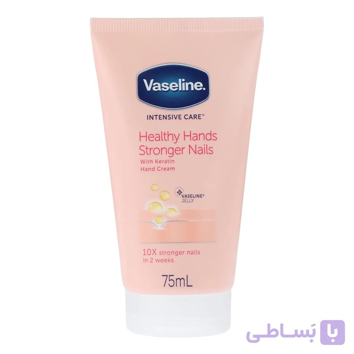 کرم مرطوب‌کننده دست و ناخن وازلین مدل 10X-Stronger مناسب برای انواع پوست حجم 75 میلی‌لیتر — تصویر 1