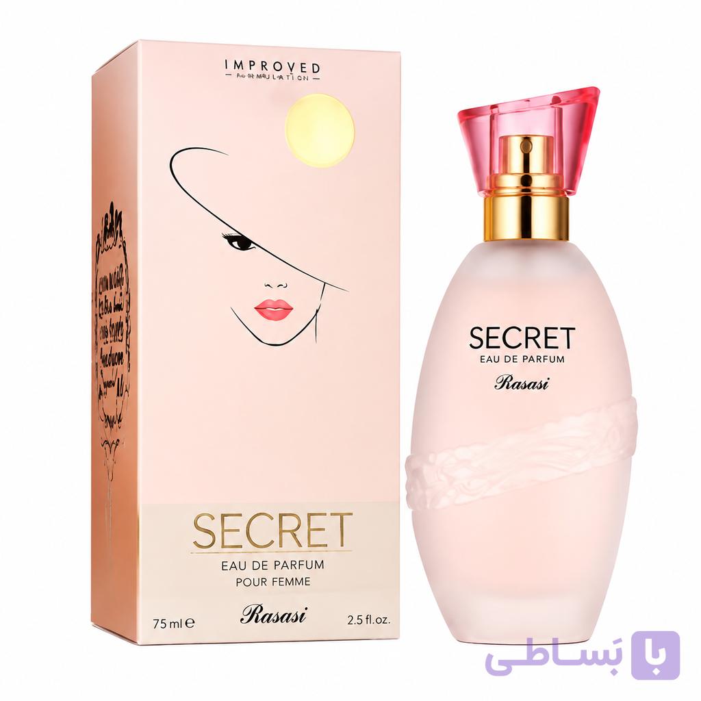 ادو پرفیوم زنانه رساسی مدل Secret حجم 75 میل — تصویر 1