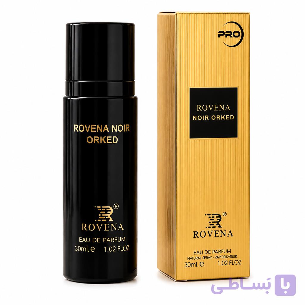 عطر ادکلن روونا نویر ارکید (Rovena Noir Orked) | عطر شرکتی با رایحه تام فورد بلک ارکید ۳۰ میل — تصویر 1