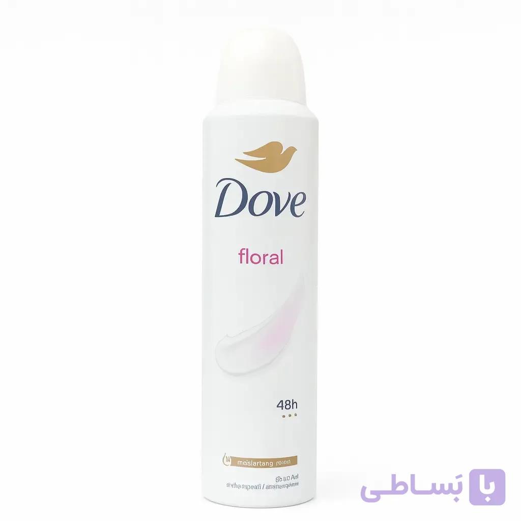 اسپری ضد تعریق زنانه داو مدل Floral — تصویر 1