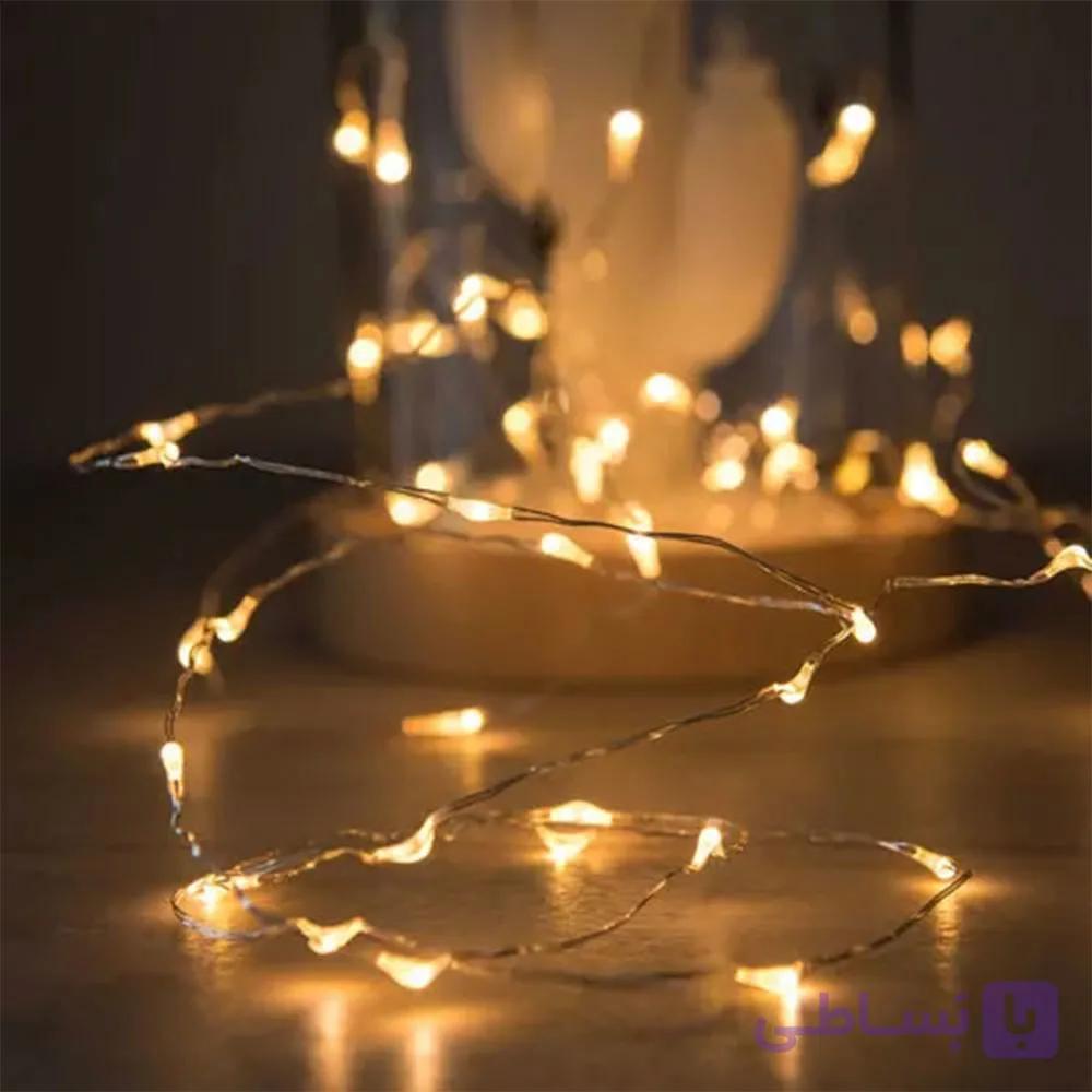ریسه مفتولی میکرو ال ای دی USB رنگ آفتابی 5 متری — تصویر 1