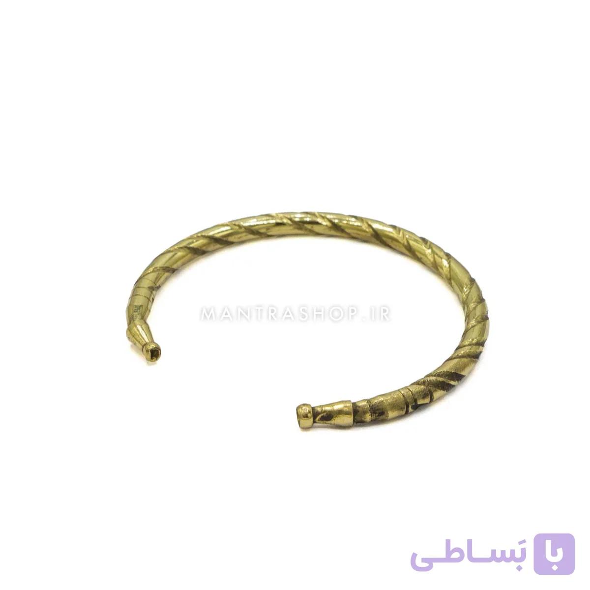 دستبند برنجی دست ساز کد 440