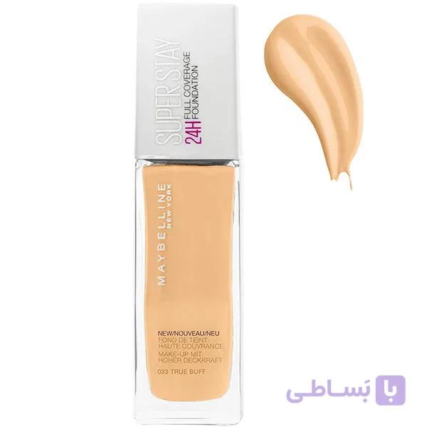 کرم پودر 24 ساعته میبلین MAYBELLINE مدل Super Stay شماره 3 — تصویر 1