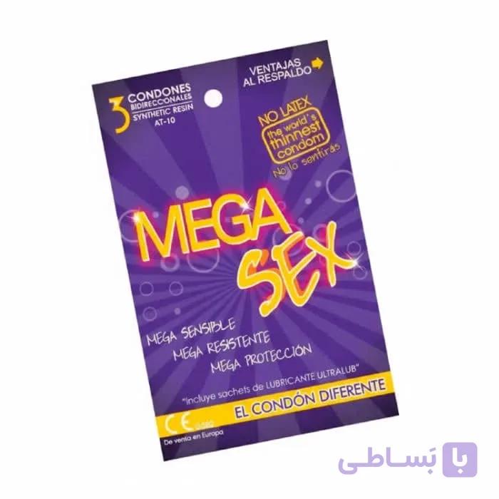 کاندوم بسیار نازک ضد حساسیت مگا سکس MEGA SEX — تصویر 1