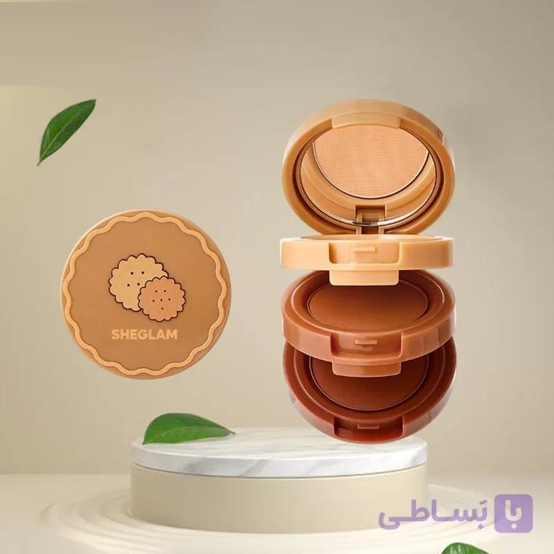 ست سایه چشم 3 طبقه SMART COOKIE شیگلم SHEGLAM — تصویر 1