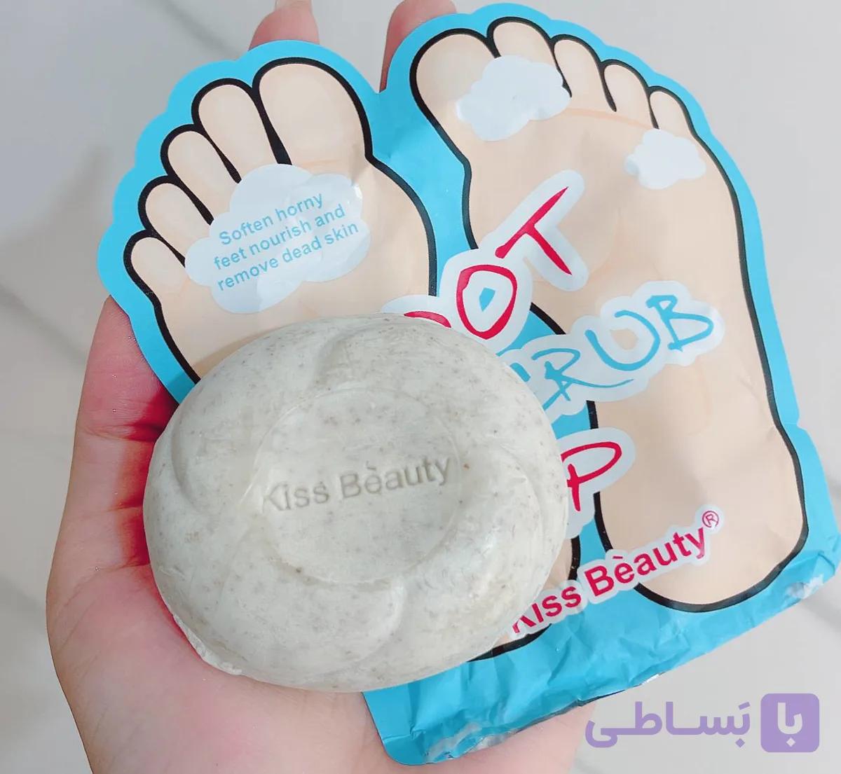 صابون اسکراب شنی پا کیس بیوتی Kiss Beauty — تصویر 1
