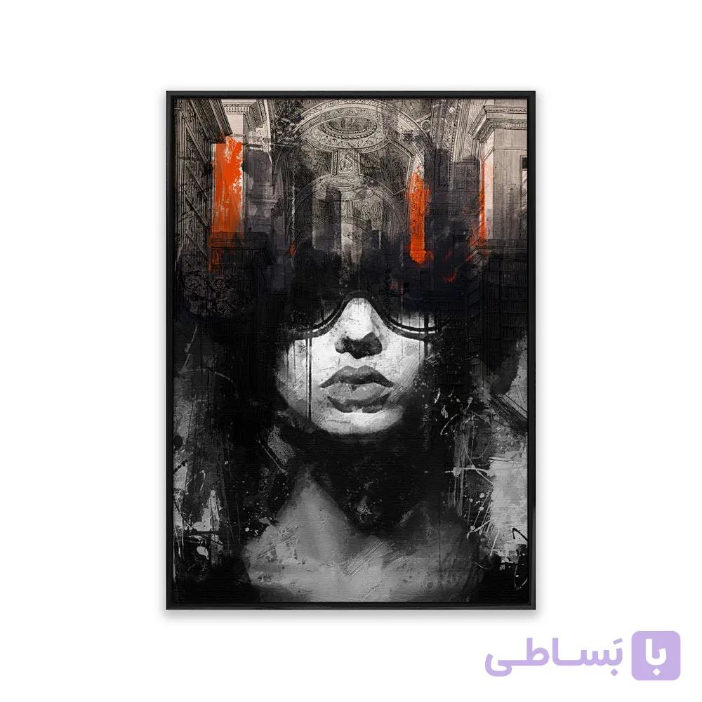 تابلو دیواری چهره زن T30014500 — تصویر 1