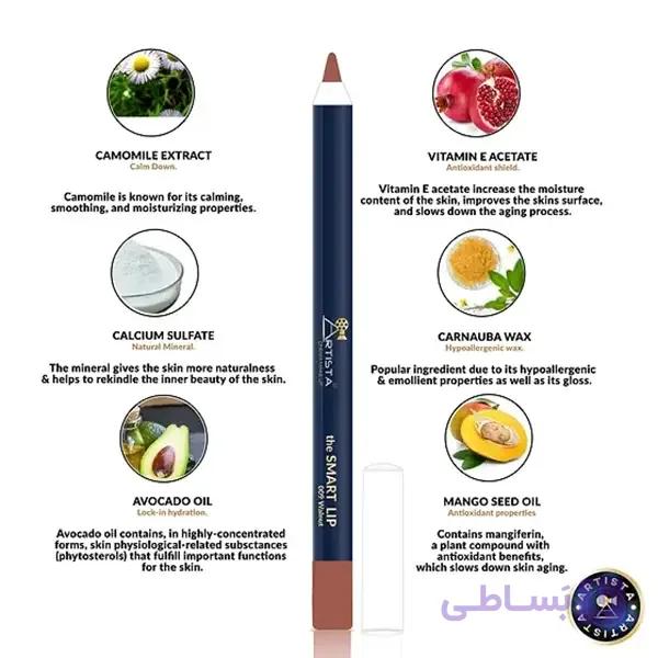 مداد لب اسمارت آرتیستا | Artista Smart Lip — تصویر 1