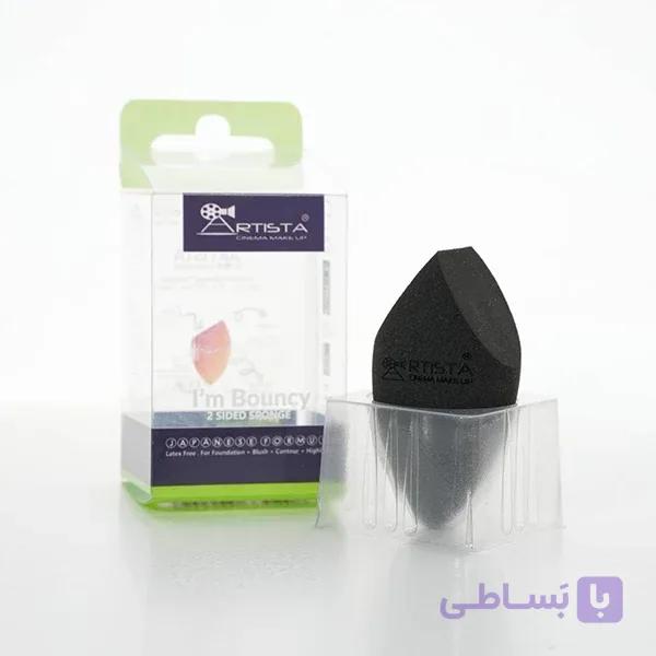 اسفنج آرایشی مشکی دولبه آرتیستا | ARTISTA Black SPONGE