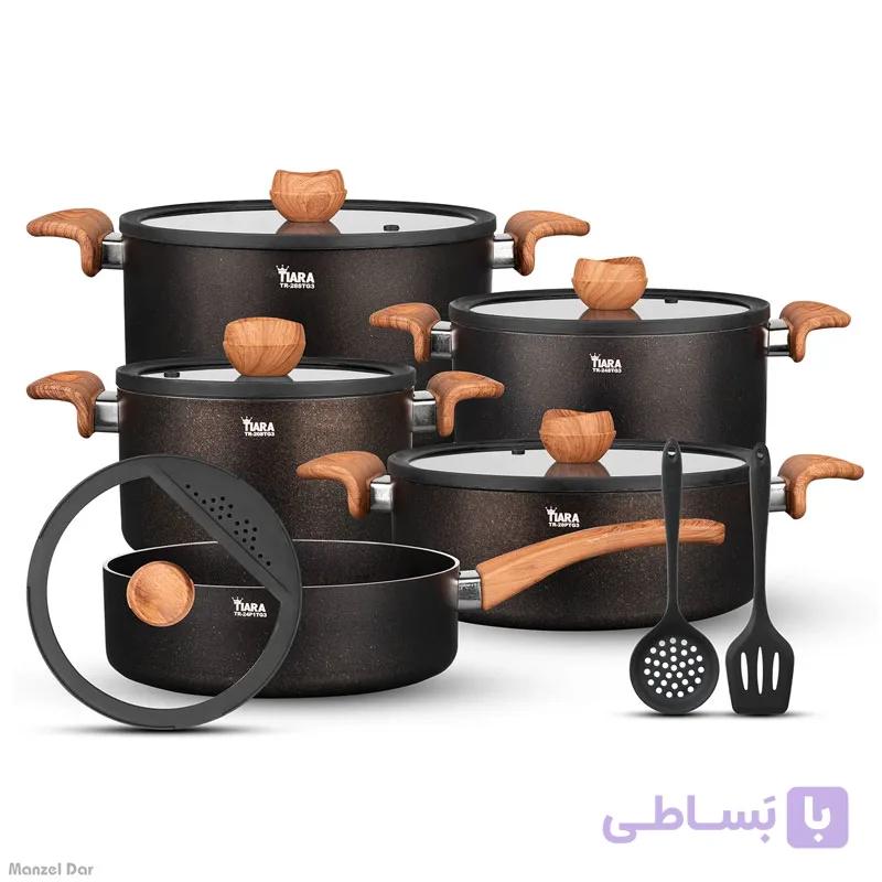 سرویس پخت و پز 12 پارچه تیارا مدل Selin — تصویر 1
