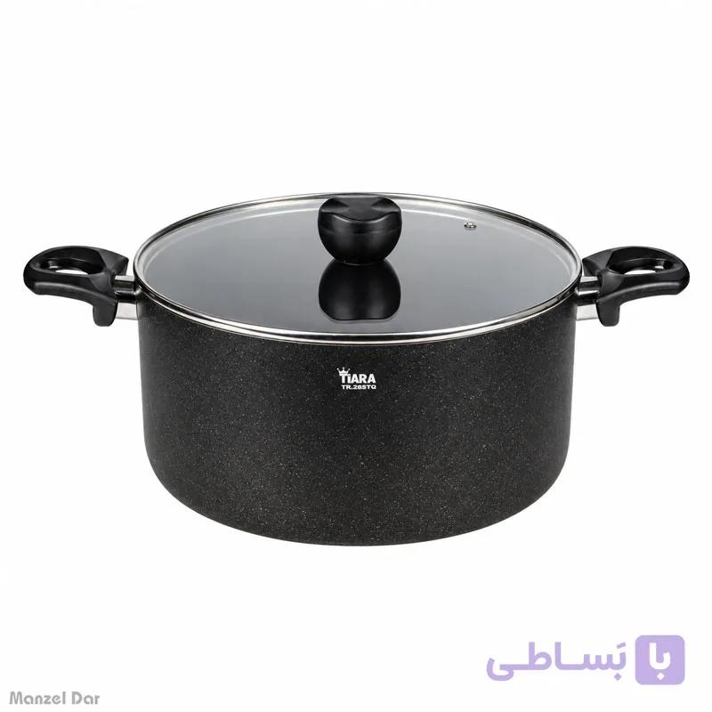 قابلمه تیارا مدل گرانیتی سایز 28 — تصویر 1